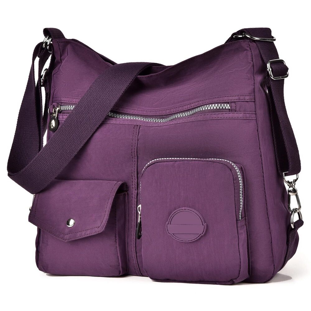 1811 Multipurpose Hobo Purse with Antitheft RFID, Waterproof Nylon